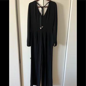 Black Jumpsuit Wide Legs